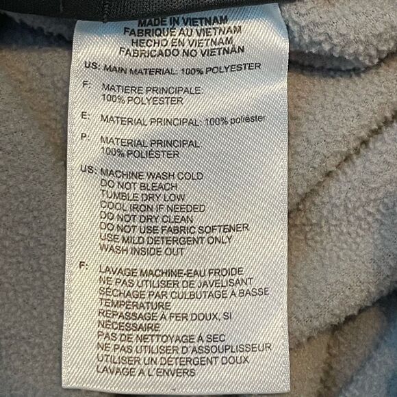 Vintage Adidas Climawarm Performance Fleece Pant Charcoal Gray Knit Pull-On XS‎ - Picture 6 of 7